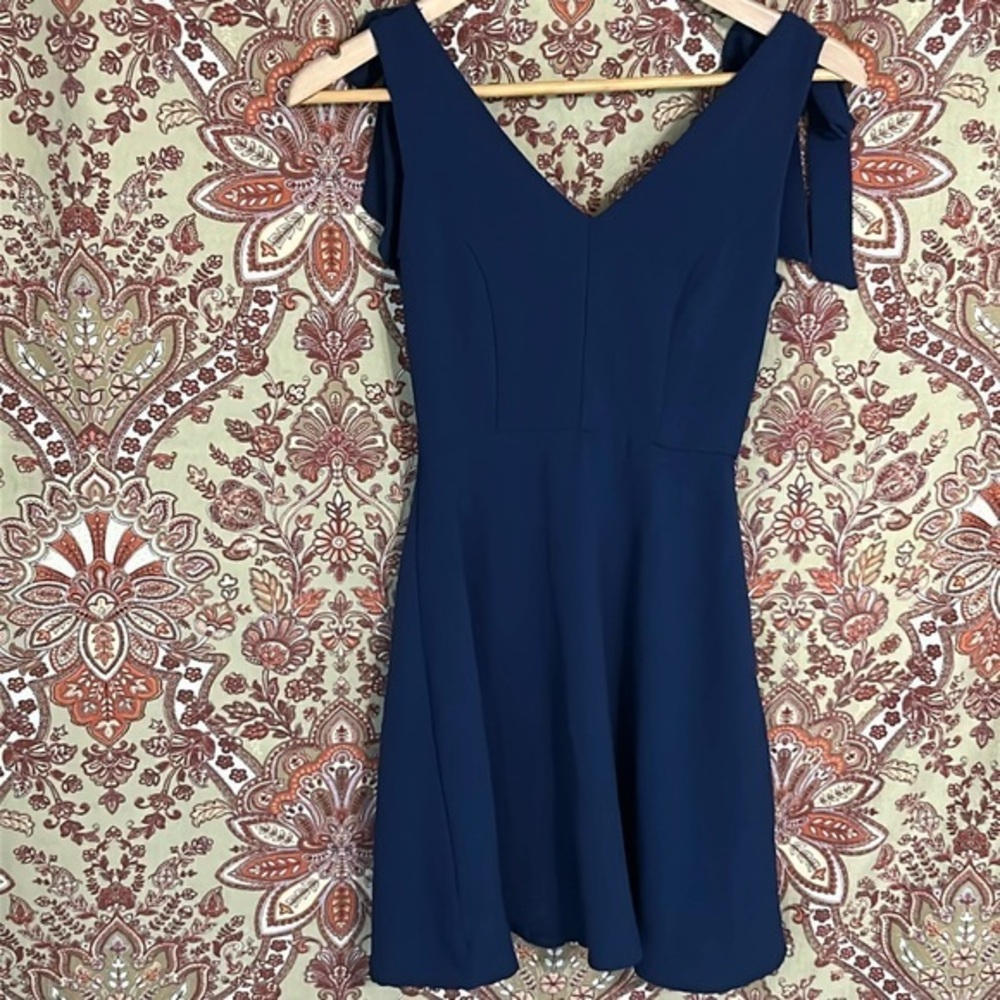 ALTAR’D STATE XS blue summer fit and flare dress in EUC